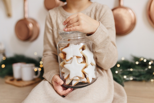 Biscuits de Noël glacés