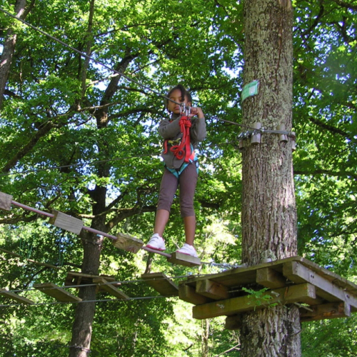 Lezoux Aventure : accrobranche enfant