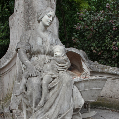 Narcisse le P'tit Quinquin : Statut d'une mère qui berce son enfants