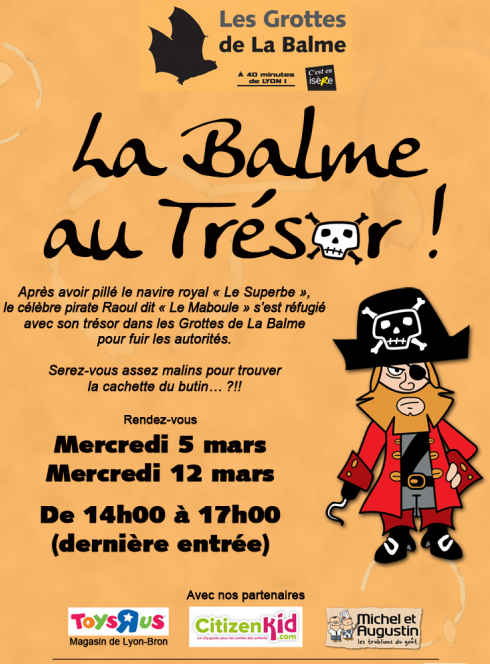 Grottes de la Balme chasse au trésor