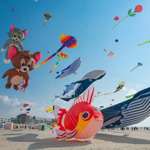 Rencontres Internationales de Cerfs-Volants : envolées de cerfs-volants