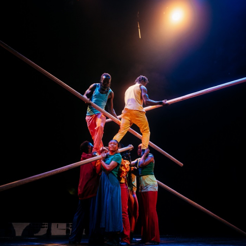 Yongoyely - Circus Baobab : Des circassiennes et circassiens sur scène