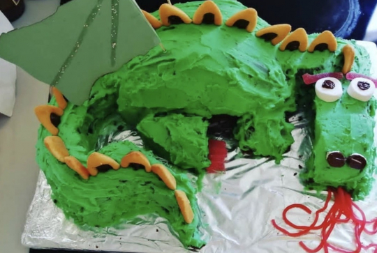 Gâteau dragon