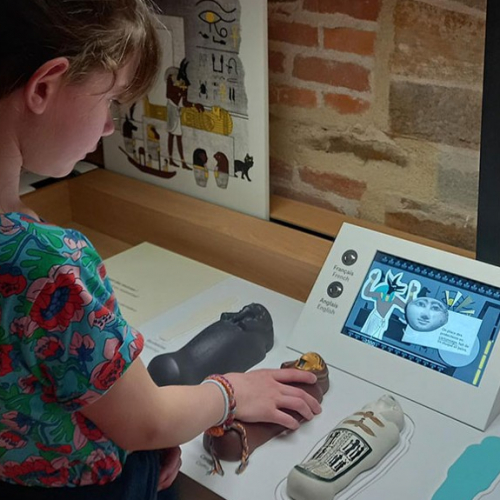Musée Dobrée : tablette enfants