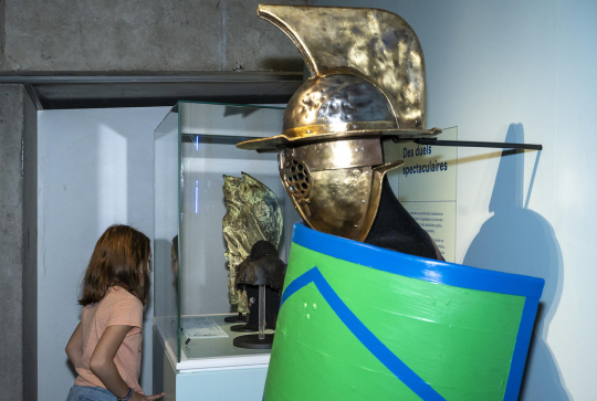 Visite de l'expo SPECTACULAIRE à Lugdunum