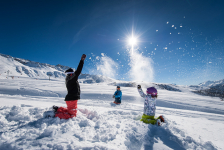 Concours Saint François Longchamp - jeu enfant dans la neige