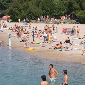 plan d'eau du Baggersee