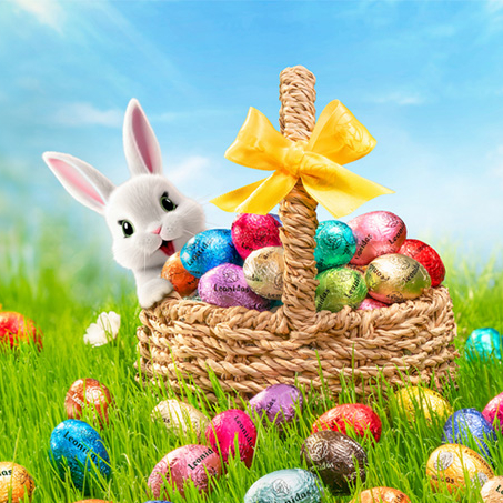 Chasse aux oeufs de Pâques 2024 avec Leonidas