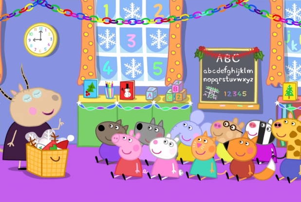 Le Noël de Peppa Pig : école