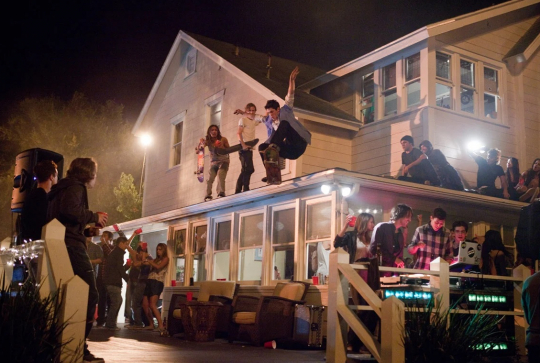 Projet X : saut du toit