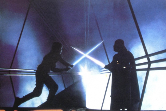 Star Wars : combat entre Luke et Dark Vador