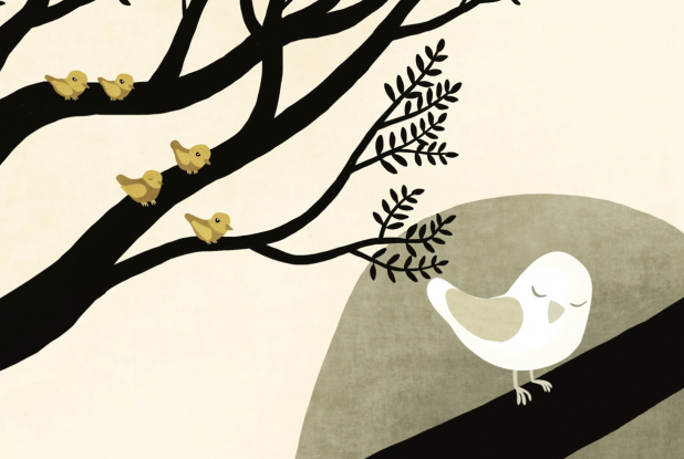 La Cabane aux oiseaux : maman oiseau