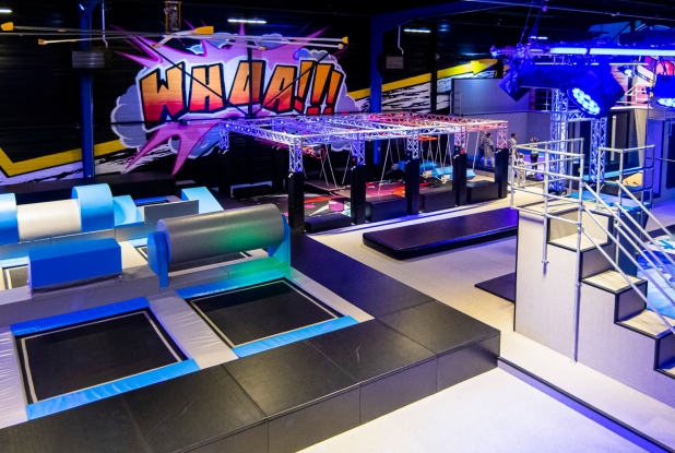 Trampoline Park Nikito Alfortville : salle des trampolines