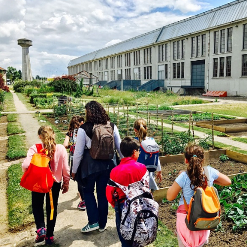 Enfants à la Cité Nature