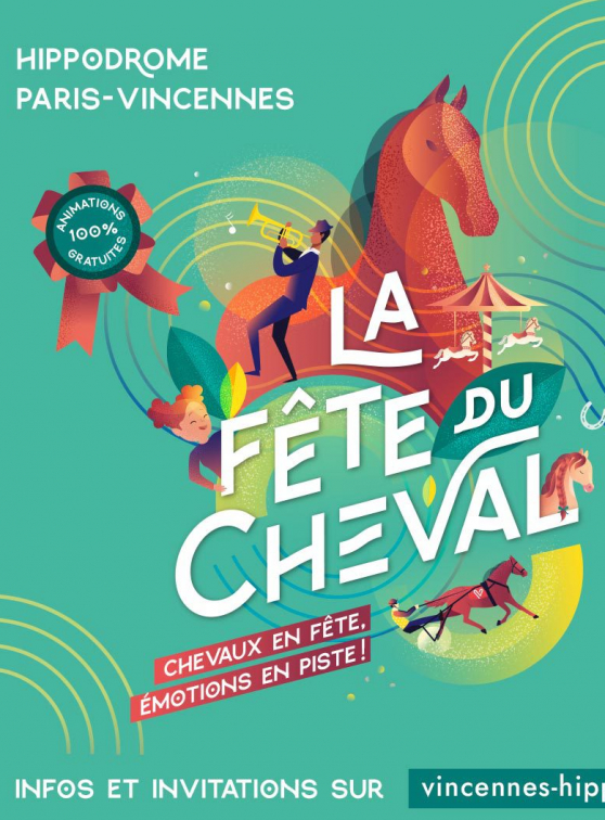 Fête du Cheval 2024 à l'Hippodrome de Paris - Vincennes : affiche