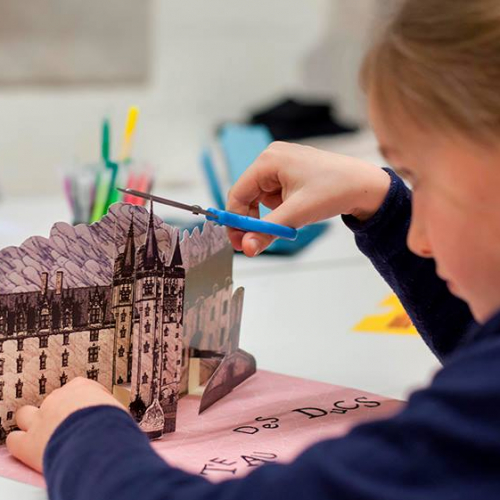 Nuit des Musées au Château des Ducs de Bretagne à Nantes, atelier arts plastiques enfants