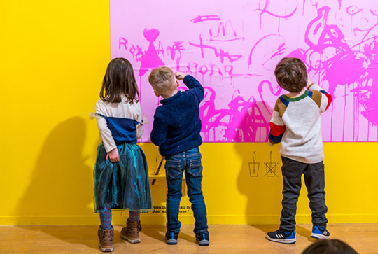 Vue du Living - atelier au MAC Lyon