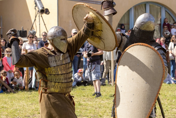 Biot et les Templiers : Démonstration combat