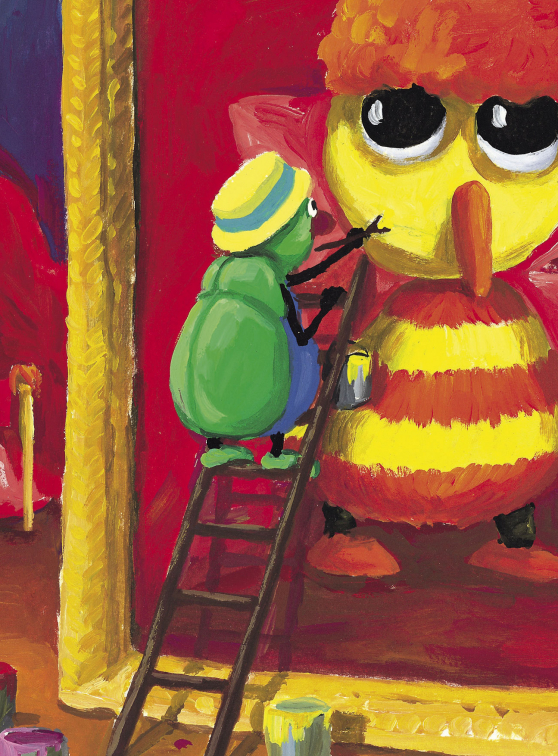 Expo Drôles de petites bêtes d'Antoon Krings - Barnabé le scarabée, 1995