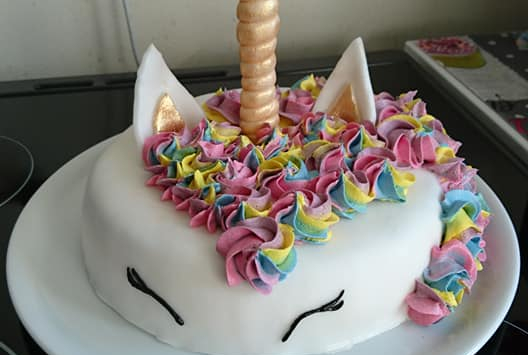 Gâteau licorne mascarpone
