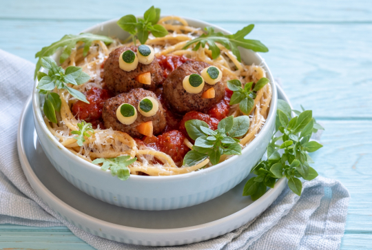 Spaghettis poussins pour Pâques