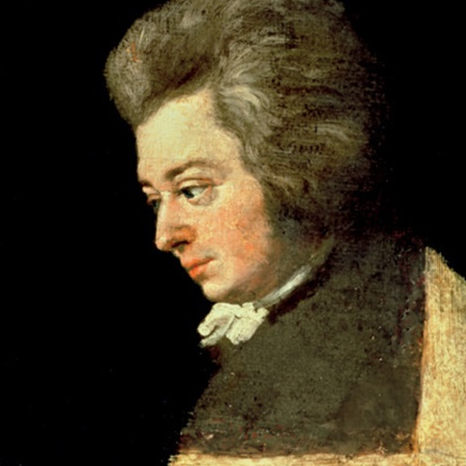 Portrait inachevé de Mozart par son beau-frère Albert Lange, 1782-83. Maison natale de Mozart, Salzbourg