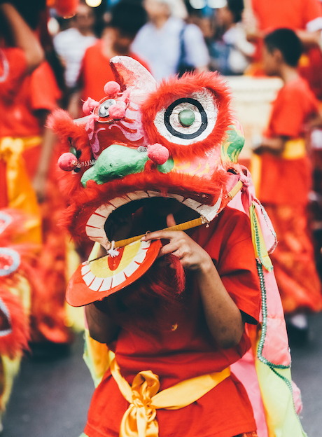 Nouvel an chinois à Nantes : défilé du dragon