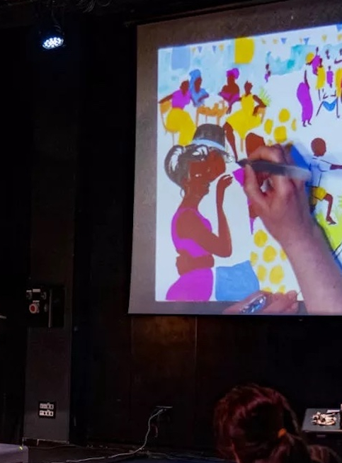 Lecture dessinée à Atlantide