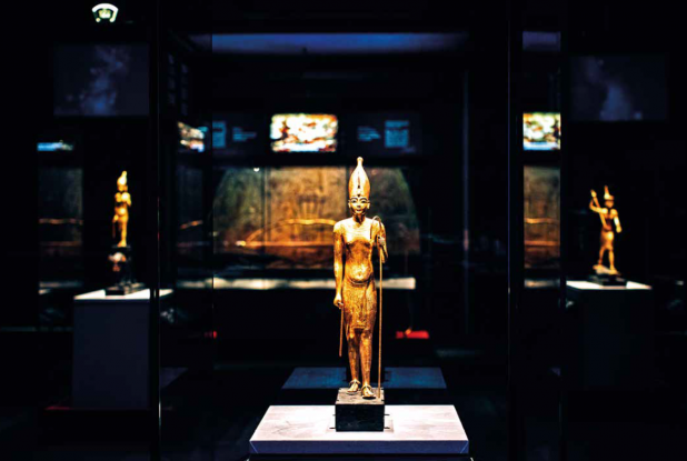 Expo Toutânkhamon, le Trésor du Pharaon : statue