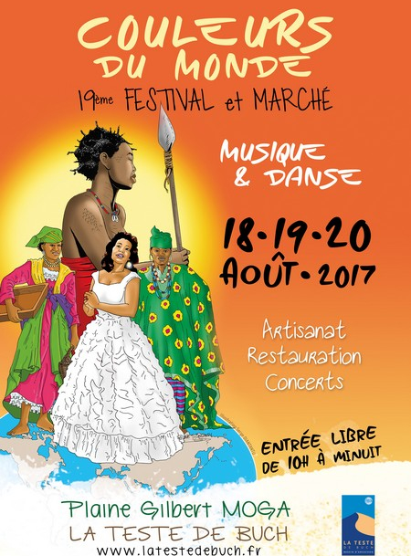 Festival Couleurs du monde - Affiche 2017