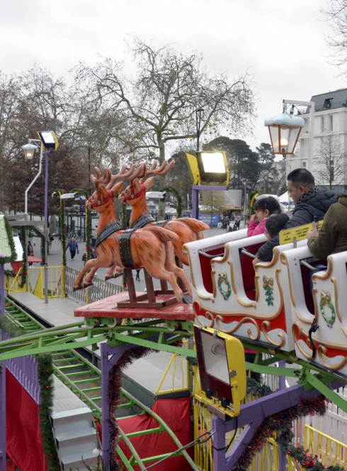 Un petit tour en chenille à Nantes pour Noël