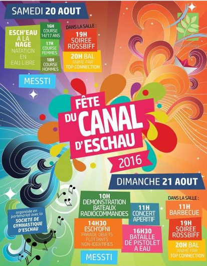 Fête du Canal à Eschau 2016