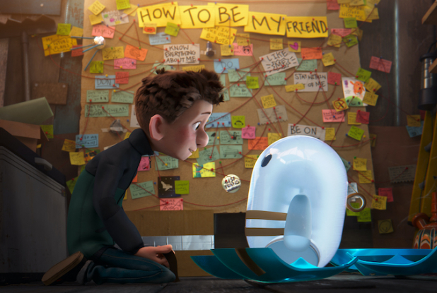 Ron Débloque : Barney face à Ron © 2021 20th Century Studios. ALL RIGHTS RESERVED