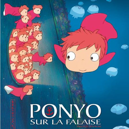 Ponyo sur la falaise