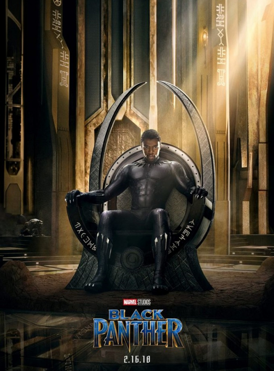 Black Panther - Affiche trône