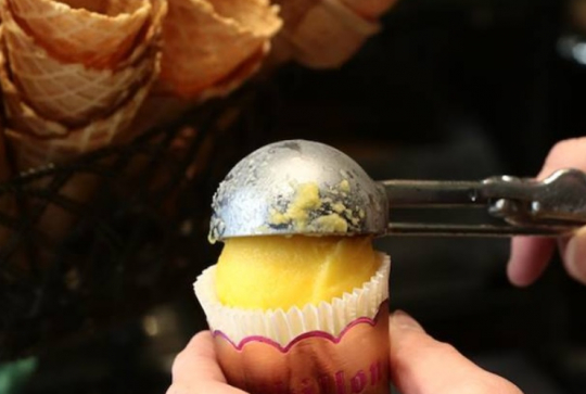 Glacier Berthillon : glace au citron