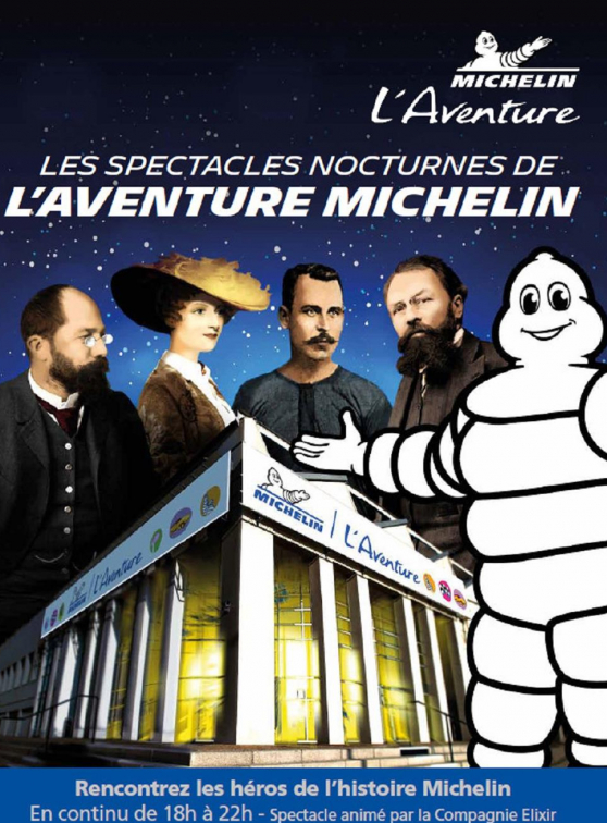 Nocturnes à l'Aventure Michelin - Affiche