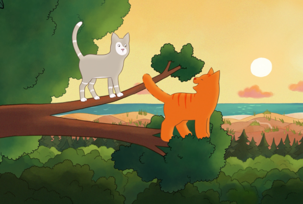 Film Tom le Chat À la recherche du doudou perdu - Paysage