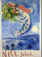 Expo Nice, soleil, fleurs. Marc Chagall et la baie des Anges.