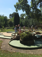 Pistes du mini-golf du Parc de la Tête d'Or