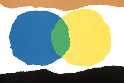 Couverture Petit-Bleu et Petit-Jaune Leo Lionni