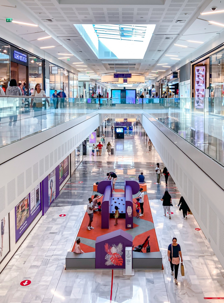Centre commercial Quartz sortie en famille pour faire du shopping