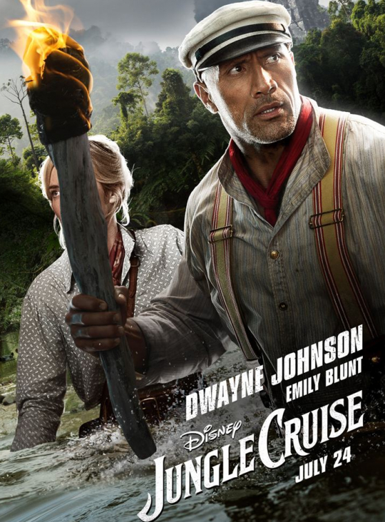 Jungle Cruise : poster humoristique Dwayne Johnson