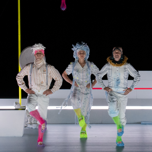 Les voltigeurs de Gy - Cie de Haut et Court - 3 acteurs