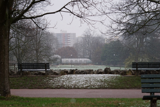 Parc de la Tête d'Or en hiver