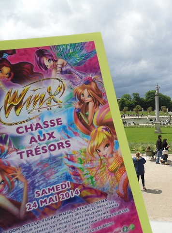 Chasse au trésor Winx à Paris