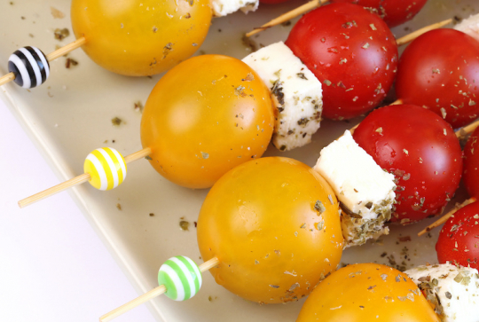 Pique-nique : des recettes originales à faire avec les enfants - Brochettes de légumes