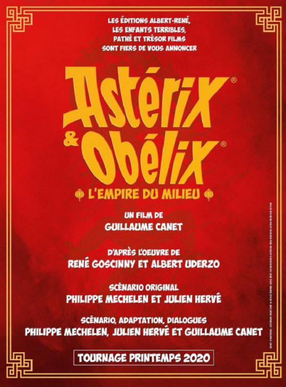 Astérix et Obélix - L'Empire du Milieu : affiche teaser