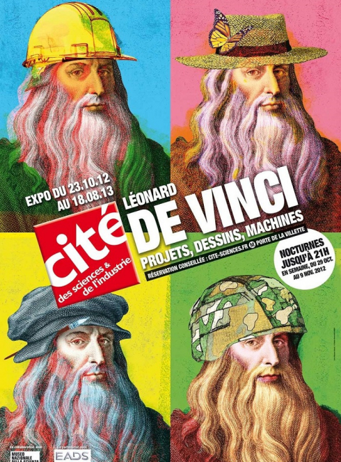 Léonard de Vinci, projets, dessins, machines - cité des sciences