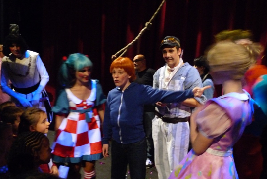 L'équipe de la comédie musicale le Soldat Rose